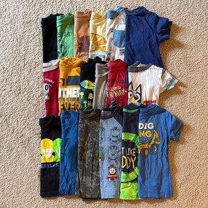 2T bundle shirts 2T lot boys